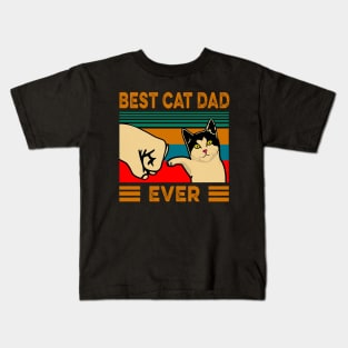 Best cat dad ever Kids T-Shirt